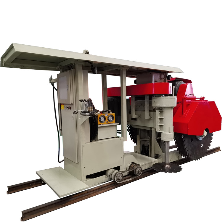 Hualong-Sandstein-Kalksteinbruch-Ziegel-Schneidemaschine mit horizontalen vertikalen und seitlichen Klingen Stone Machinery HKSS-1400