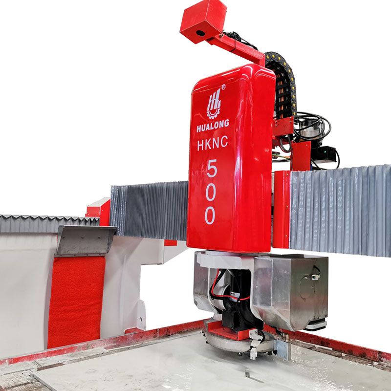 Italienisches System Steinmaschinen automatischer Multifunktions-5-Achsen-CNC-Fräser Brückensäge Marmorsteinschneidemaschine mit Fräsen