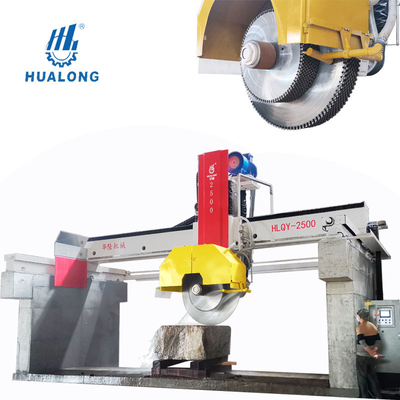 Granit-Brückenblock-Schneidemaschine Multi Blade Stone Cuitting Machine HLQY-2500 HuaLong Machinery