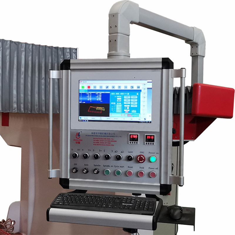 Hualong Machinery HSNC-500 Vollautomatische Brückensteinschneidemaschine mit Arbeitsplatten-Fräsfunktion